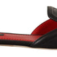 Elegant Amore Embellished Leather Sandals