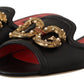 Elegant Amore Embellished Leather Sandals
