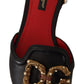 Elegant Amore Embellished Leather Sandals