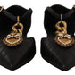 Elegant Gold Chain T-Strap Flat Sandals