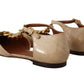 Elegant Heart Devotion Chain Embellished Sandals