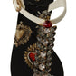 T-Strap Heart Crystal Embellished Sandals