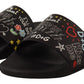 Elegant Black Leather Flat Sandals
