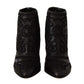 Elegant Black Leather Ankle Boots
