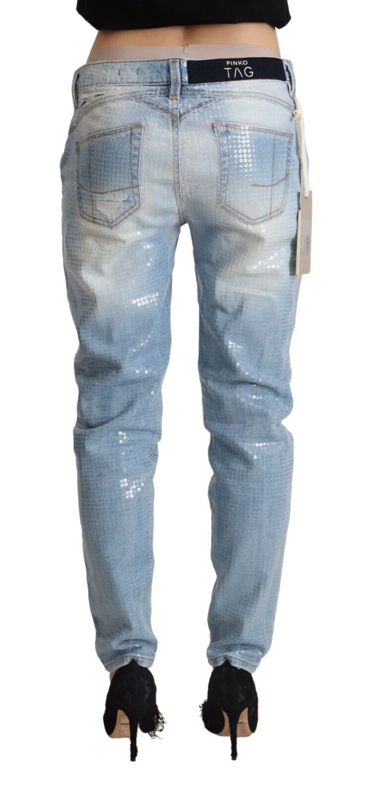 Chic Light Blue Washed Skinny Jeans