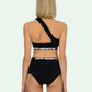 Black Polyester Women Bikini