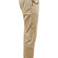 Beige Cotton Men Pants