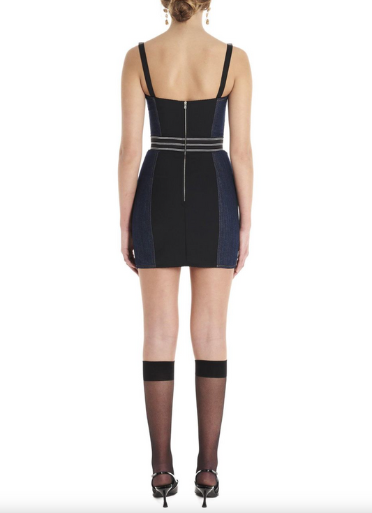 Blue Cotton Women Dress