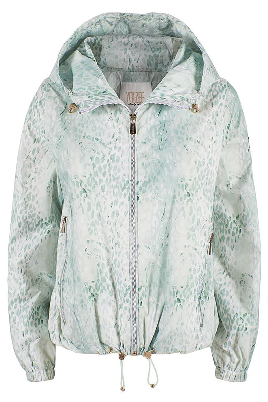 Green Polyester Women Jacket