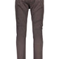 Brown Cotton Men Pant