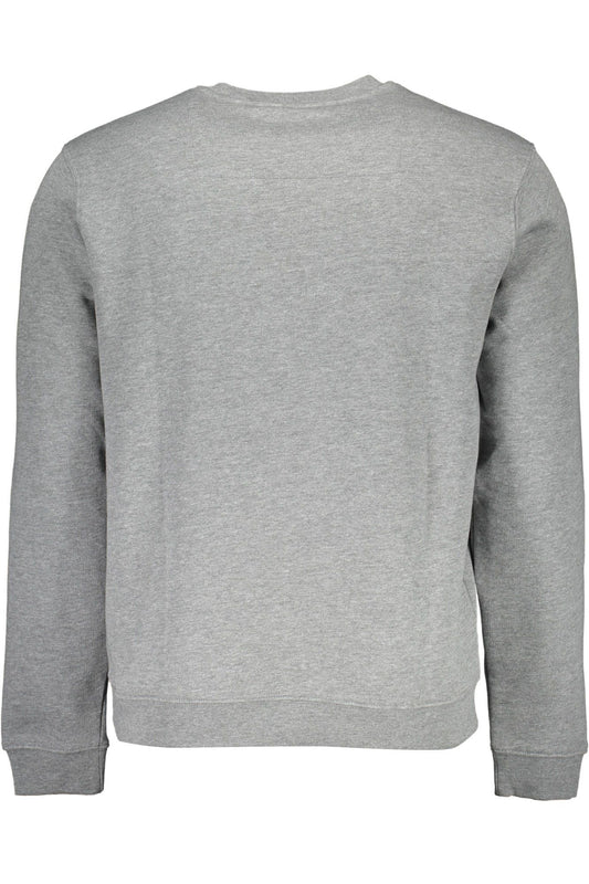Gray Cotton Men Sweater