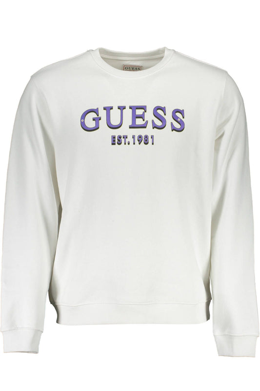 White Cotton Men Sweater