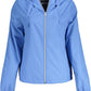 Light Blue Polyester Women Jacket