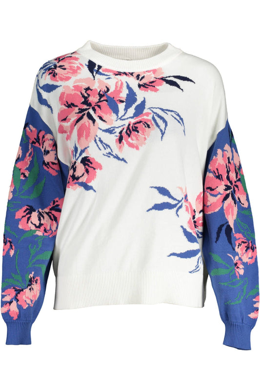 White Cotton Women Sweater