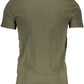 Green Cotton Men T-Shirt