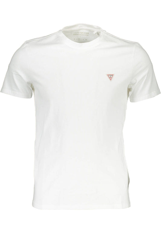 White Cotton Men T-Shirt