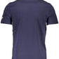Blue Cotton Men T-Shirt
