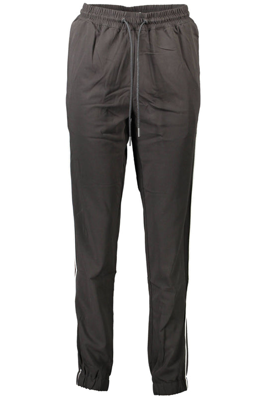 Black Polyester Women Sport Pant