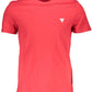 Red Cotton Men T-Shirt
