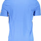 Blue Cotton Men T-Shirt