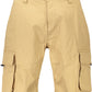 Beige Cotton Men Bermuda