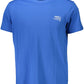 Blue Cotton Men T-Shirt