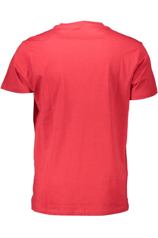 Red Cotton Men T-Shirt