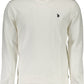 White Cotton Men Sweater