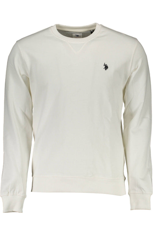 White Cotton Men Sweater