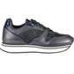 Blue Polyester Women Sneaker