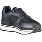 Blue Polyester Women Sneaker