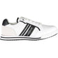 White Polyester Men Sneaker