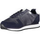 Blue Polyester Men Sneaker