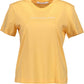 Orange Cotton Women T-Shirt
