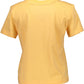 Orange Cotton Women T-Shirt