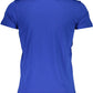 Blue Cotton Men T-Shirt