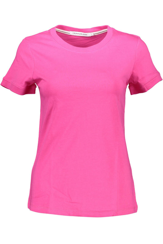 Pink Organic Cotton Women T-Shirt