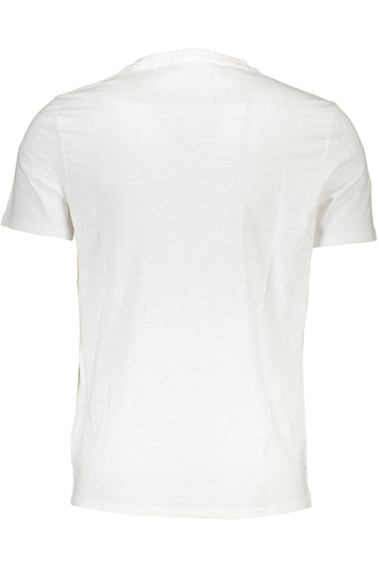 White Cotton Men T-Shirt