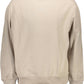 Beige Cotton Men Sweater
