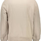 Beige Cotton Men Sweater