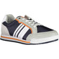Blue Polyester Men Sneaker