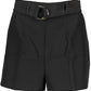 Black Polyester Women Pants