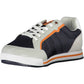 Blue Polyester Men Sneaker