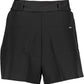 Black Polyester Women Pants