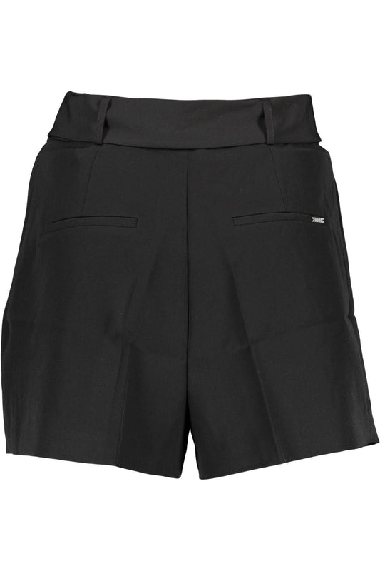 Black Polyester Women Pants