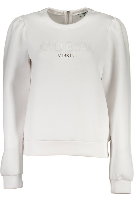 White Polyester Women Sweater