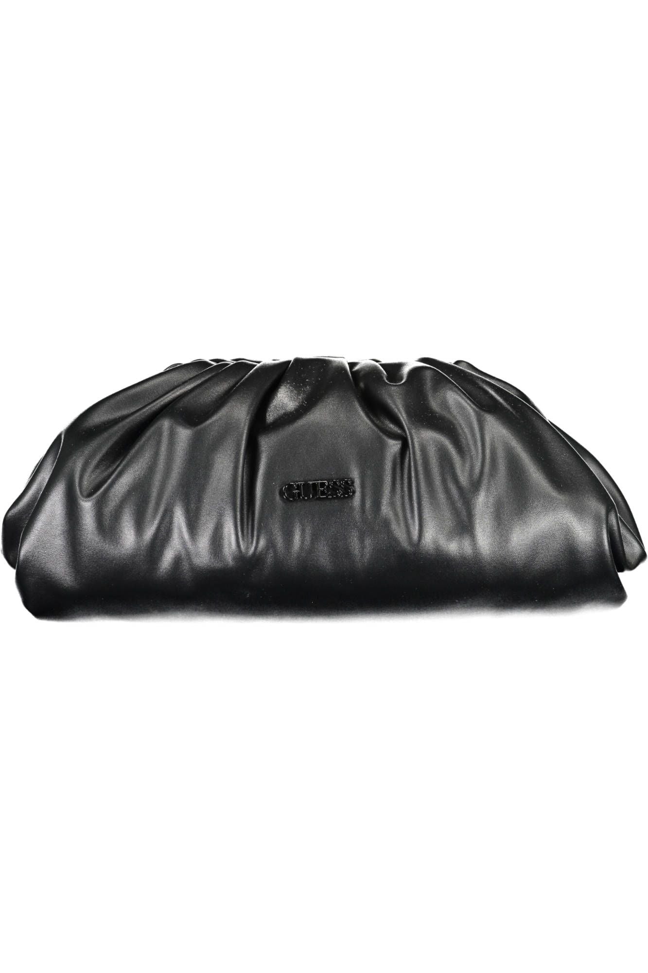 Black Polyurethane Women Clutch