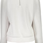 White Polyester Women Sweater