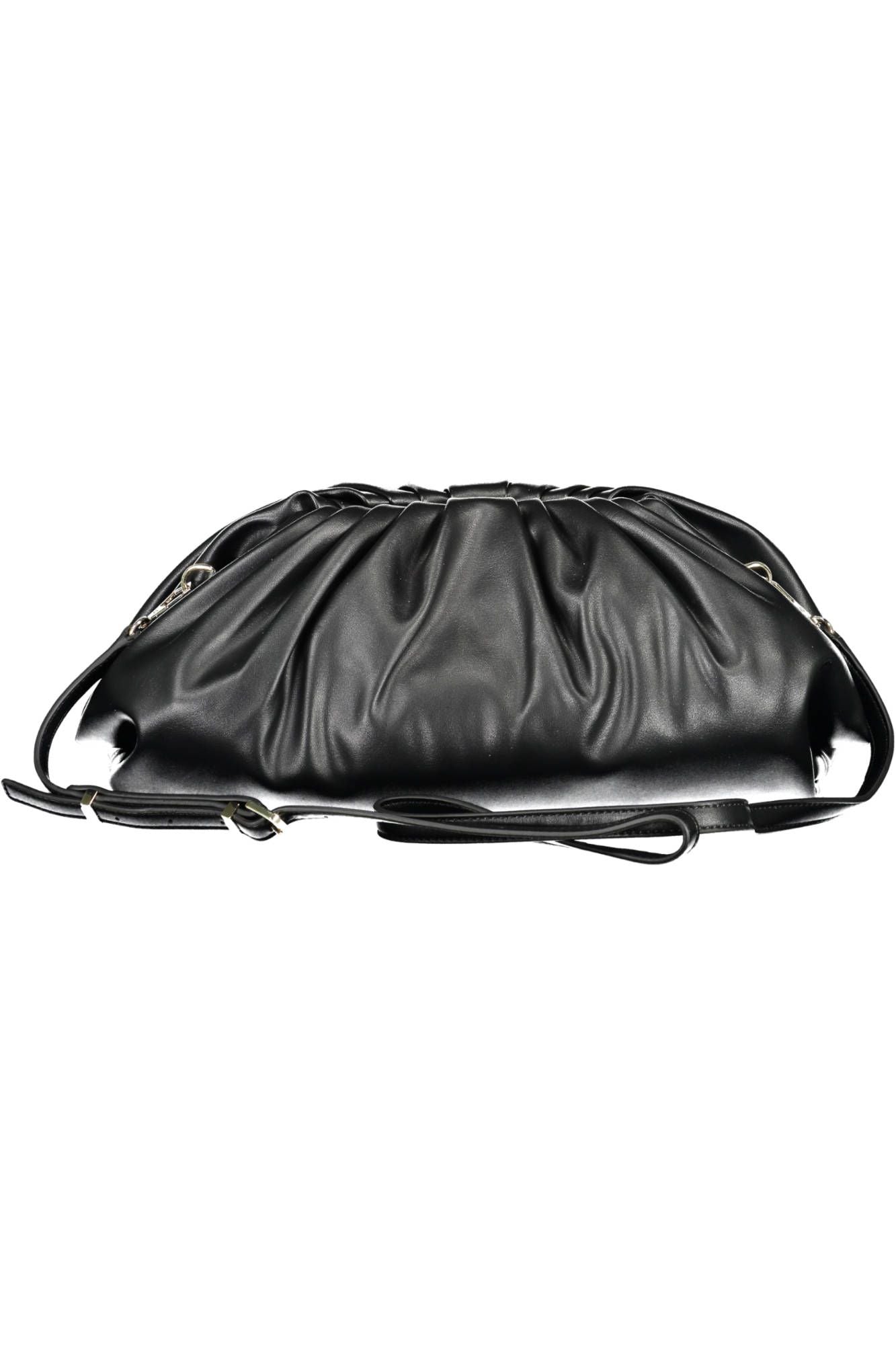 Black Polyurethane Women Clutch