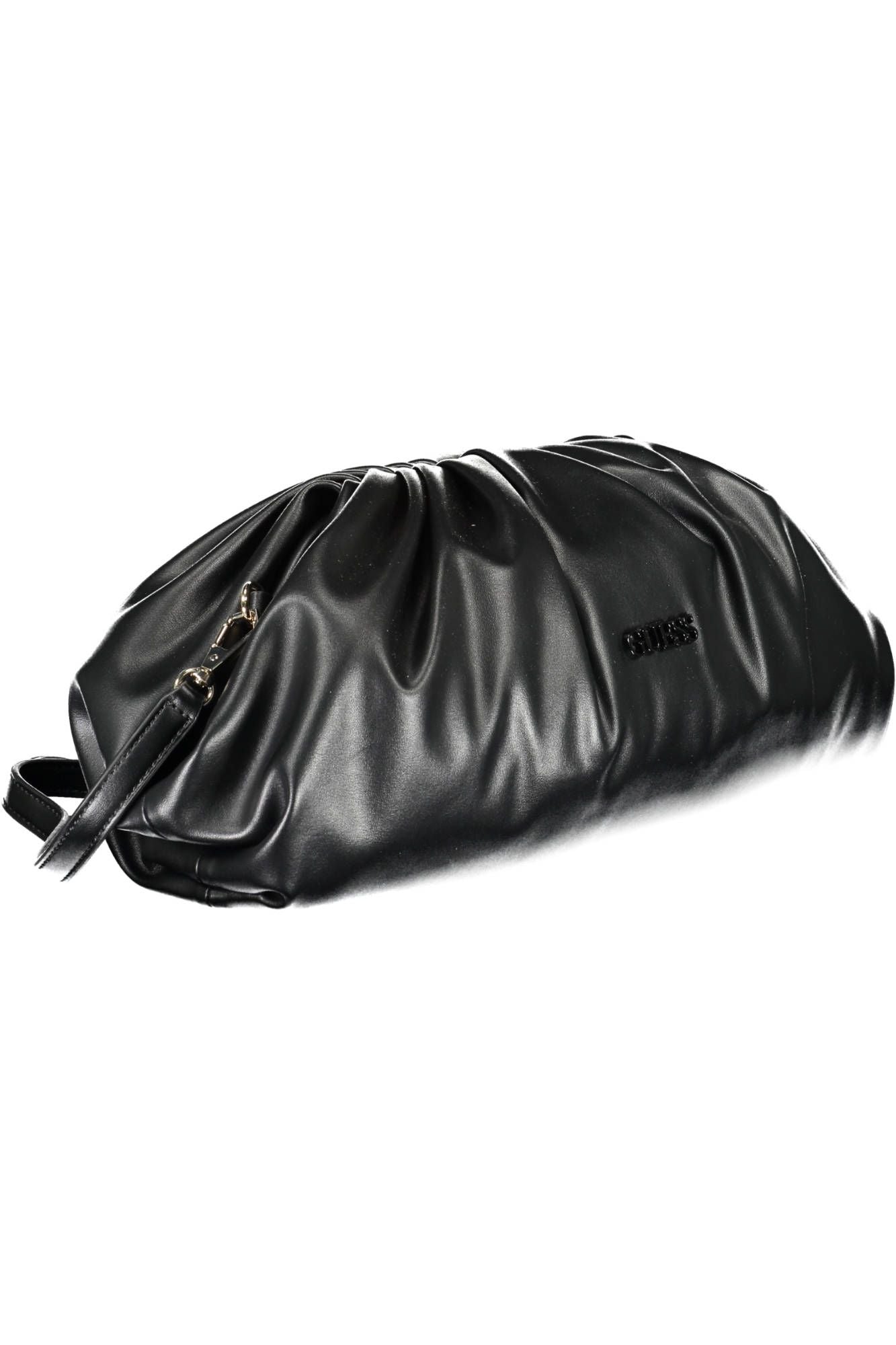 Black Polyurethane Women Clutch